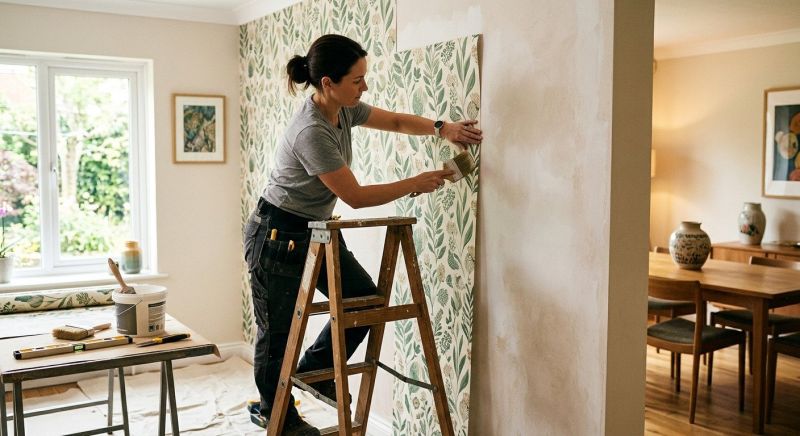 Hallway Wallpaper Installation in Olathe, KS
