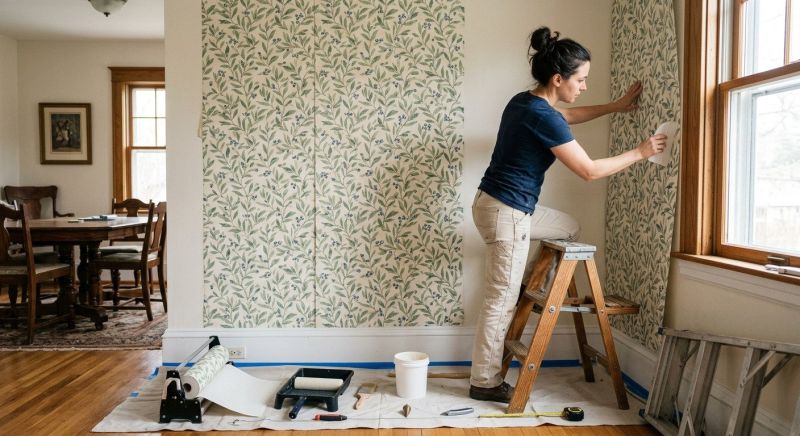 Kitchen Wallpaper Installation in Littleton, CO