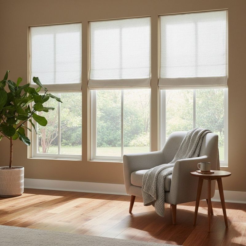 Roman Shades Installation