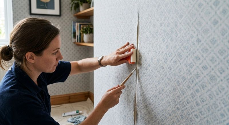 Wallpaper Seam Repair in Overland Park, KS